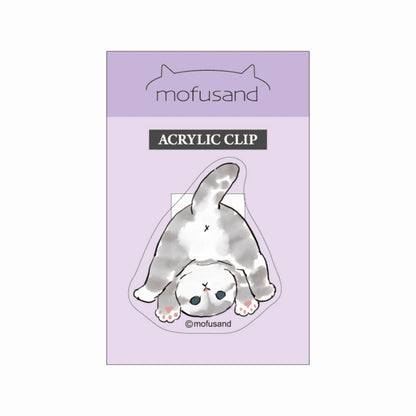 mofusand Acrylic clip (Korogari)