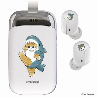 mofusand 完全ワイヤレスイヤホン(サメにゃん)