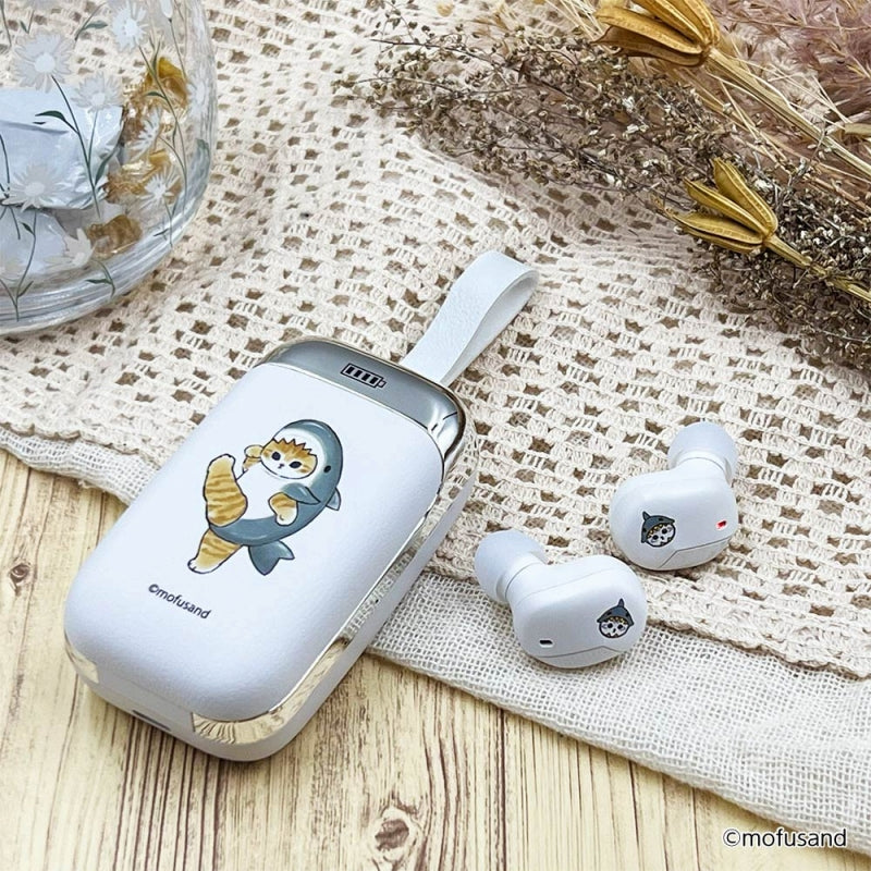 mofusand 完全ワイヤレスイヤホン(サメにゃん)