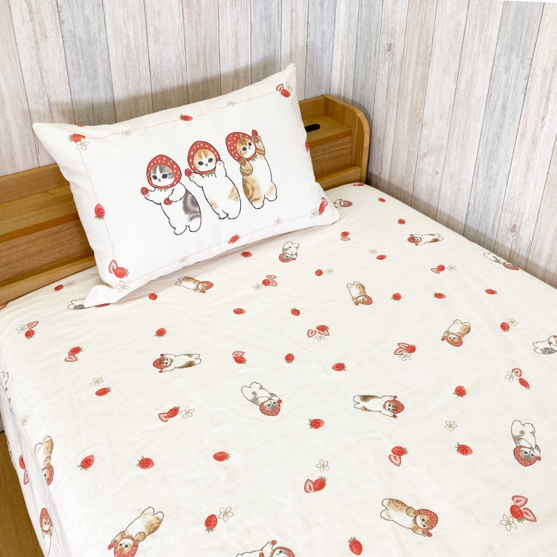 mofusand BOXシーツ(イチゴ)