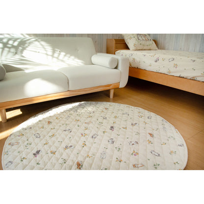 mofusand Round rug (clover)