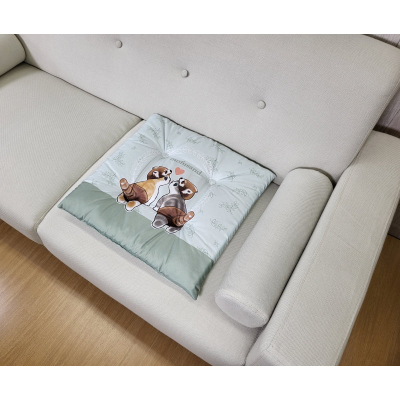 mofusand 시트 쿠션 (빨간 팬더)