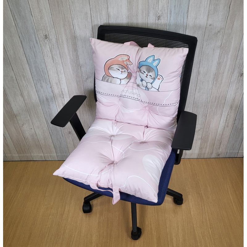 【同梱不可】mofusand 折りたたみクッション(うさぎ)【他の商品と同時購入不可】