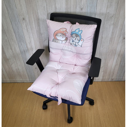 【同梱不可】mofusand 折りたたみクッション(うさぎ)【他の商品と同時購入不可】