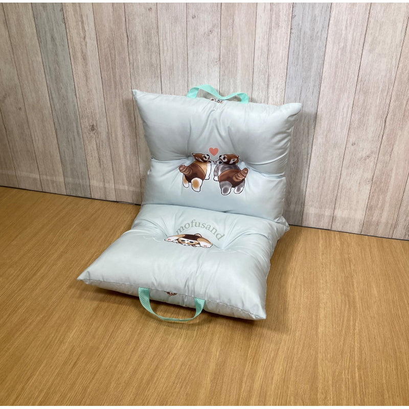 【同梱不可】mofusand 折りたたみクッション(レッサーパンダ)【他の商品と同時購入不可】
