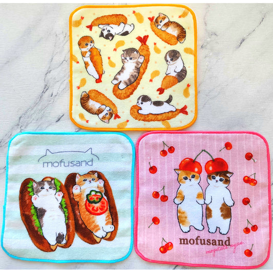 mofusand 3P迷你毛巾