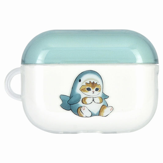 mofusand AirPods Pro Compatible Soft Case (Shark Nyan)