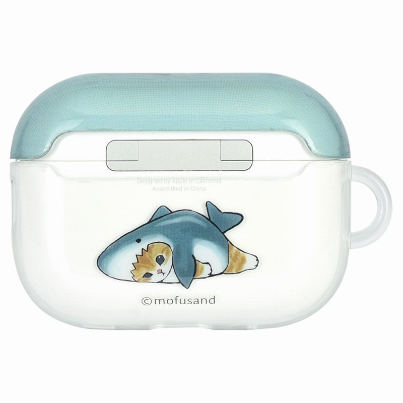 mofusand AirPods Pro Compatible Soft Case (Shark Nyan)
