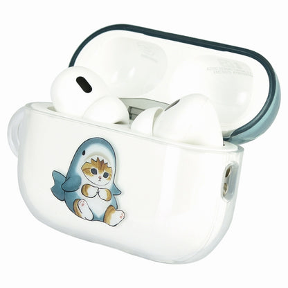 mofusand AirPods Pro Compatible Soft Case (Shark Nyan)