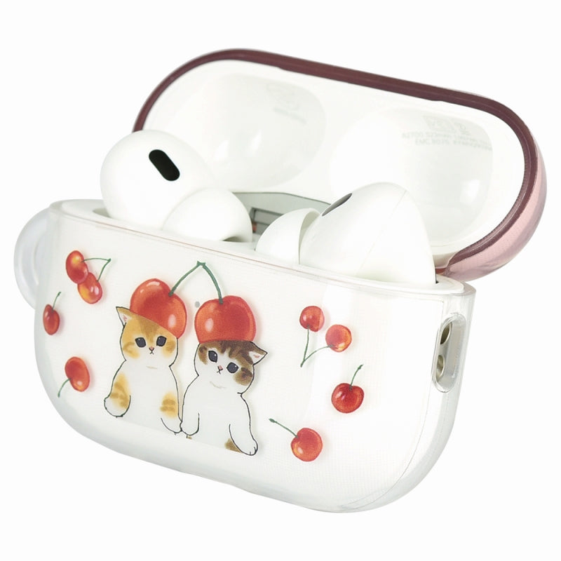 mofusand AirPods Pro 호환 소프트 케이스 (체리)