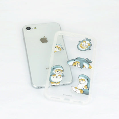 mofusand IIIIfit Clear iPhone SE(第3世代/第2世代)/8/7/6s/6対応ケース(サメにゃん)