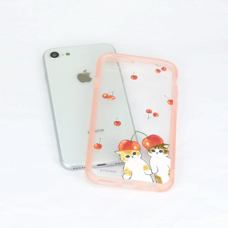 mofusand iiiifit透明iPhone SE（第三/第二代）/8/7/6S/6兼容盒（樱桃）