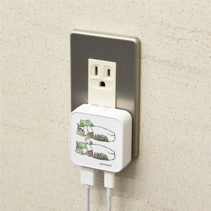 mofusand USB/USB Type-C ACアダプタ(ごろにゃん)