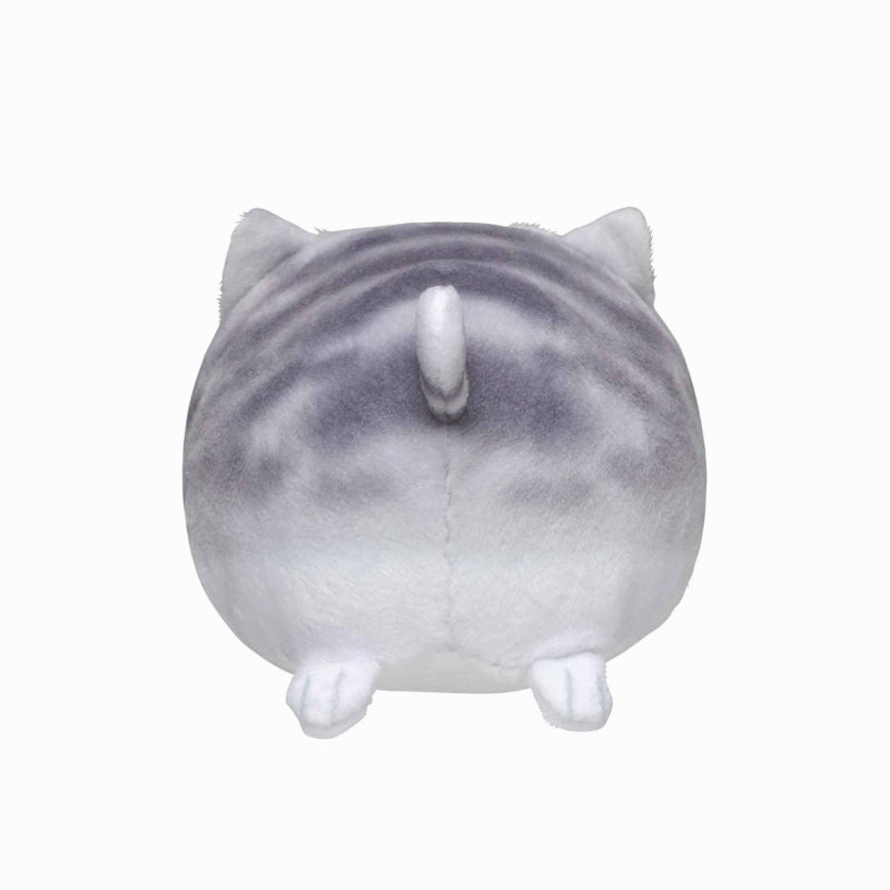 mofusand 小巧圓圓貓玩偶（灰白色）
