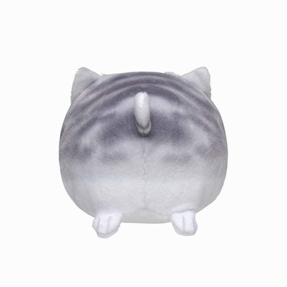 mofusand 小巧圓圓貓玩偶（灰白色）