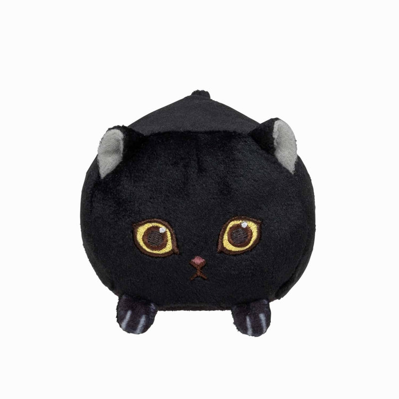 mofusand Tiny Round Meow Plush (Black Meow)