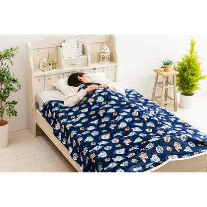 mofusand There was a large blanket blanket (navy)