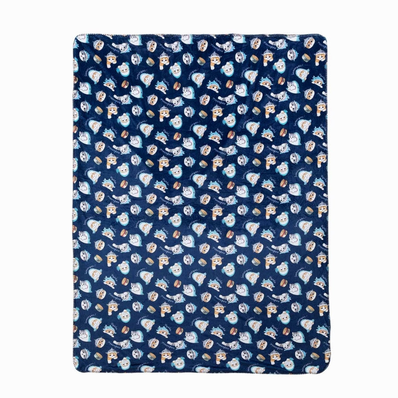 mofusand There was a large blanket blanket (navy)