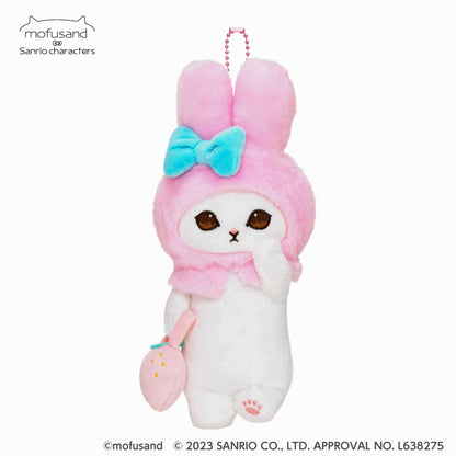 mofusand × Sanrio Characters Mascot Keychain (My Melody)