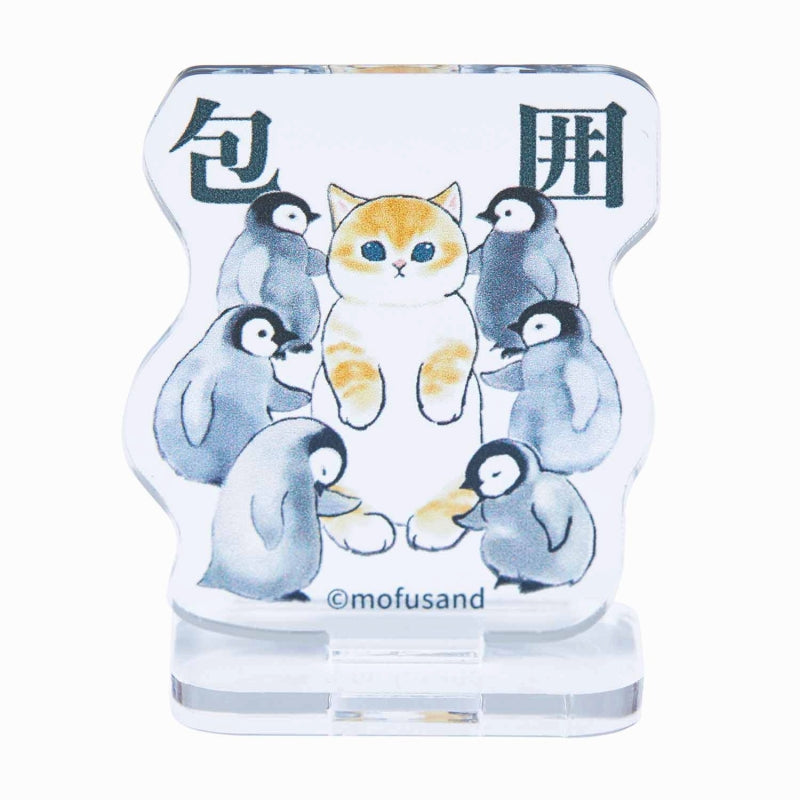 mofusand 交易丙烯酸支架（Energetic Nyanko）（总共10种类型）
