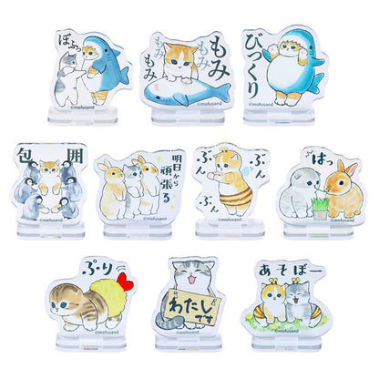 mofusand 交易丙烯酸支架（Energetic Nyanko）（总共10种类型）