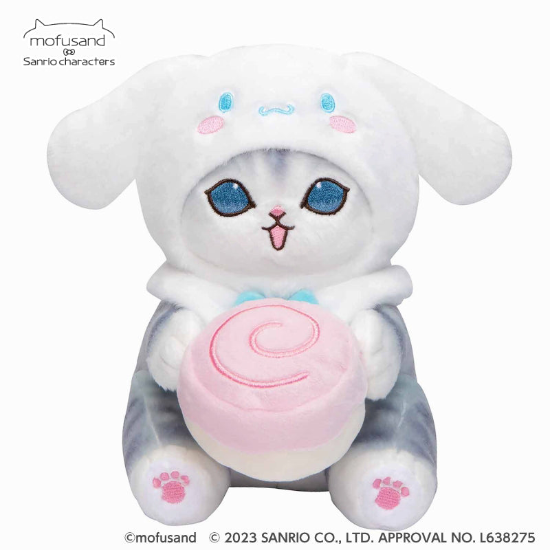 mofusand × Sanrio Characters Plush S (Cinnamoroll)