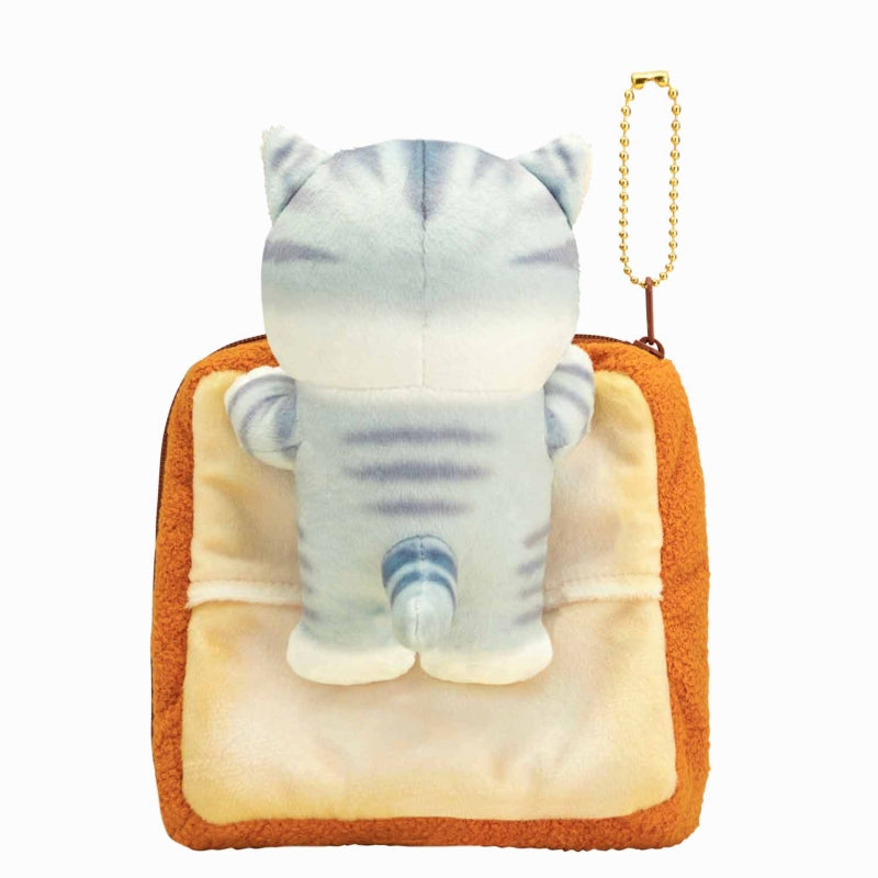 mofusand Plush Pouch (Egg Toast Meow)