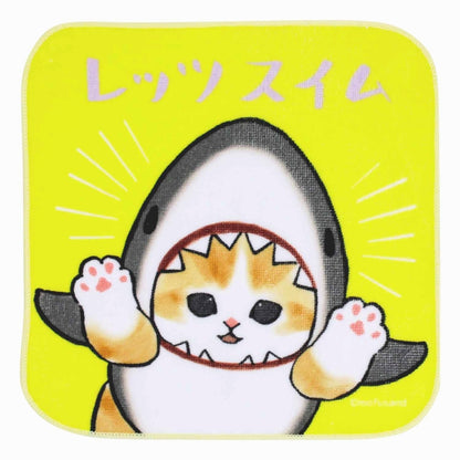 mofusand Shark Nyan's hand towels (Let's Swim)