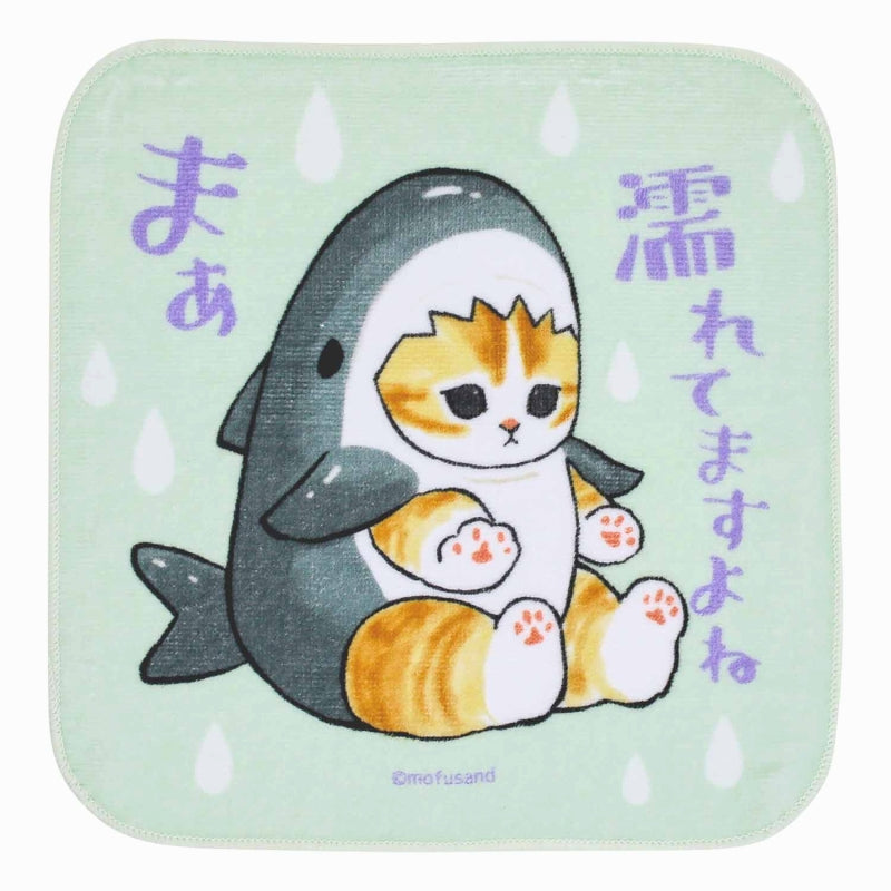 mofusand Sharks Nyan's hand towels (well, wet)
