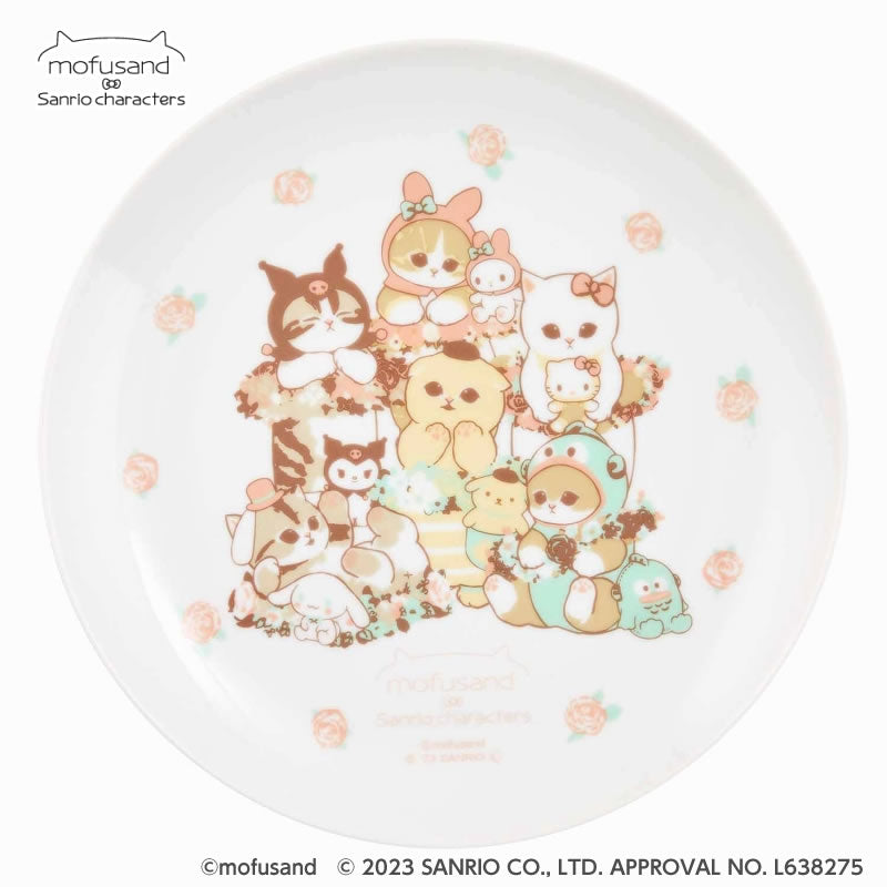 mofusand× Sanrio Characters Toast dish