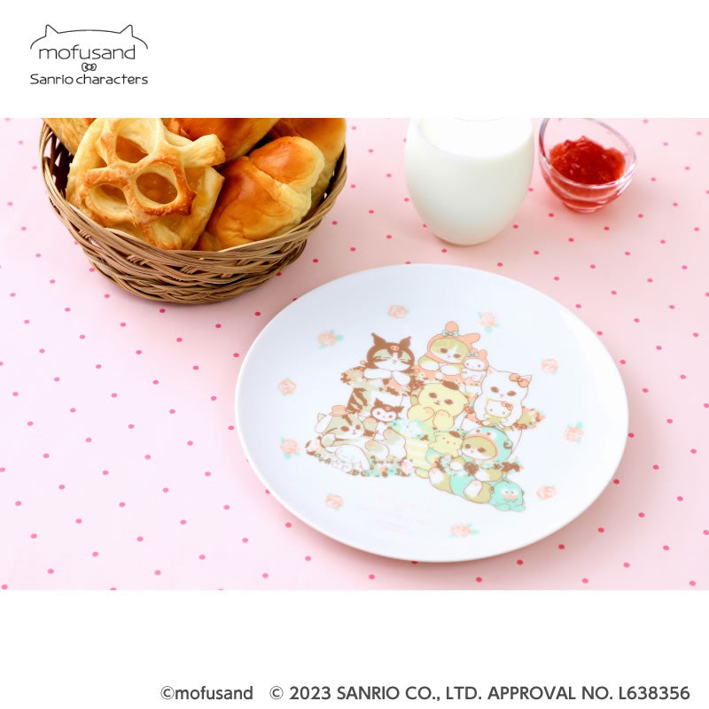 mofusand×サンリオキャラクターズ トースト皿 | mofusandもふもふ
