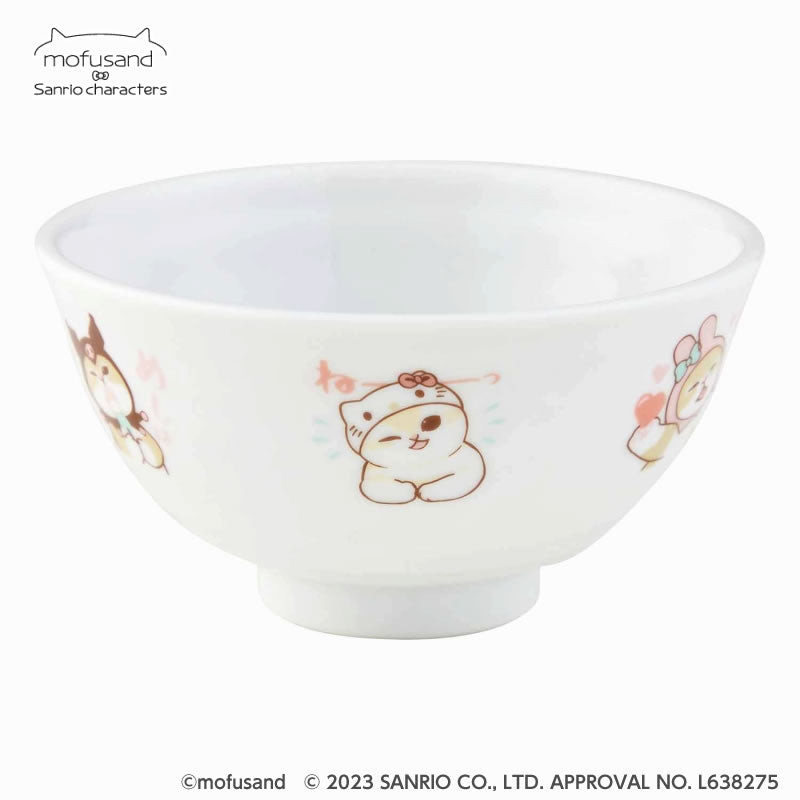mofusand×サンリオキャラクターズ お茶碗 | mofusandもふもふマーケット
