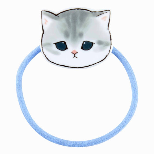 mofusand Nyanko Okao Hairgomb (회색 흰색)