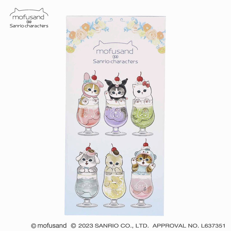 mofusand× Sanrio Characters Pochi bags (soda) where the bills are not broken (soda)