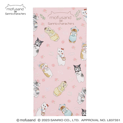 mofusand× Sanrio Characters Pochi bags that enter the bills without breaking (Chirashi)