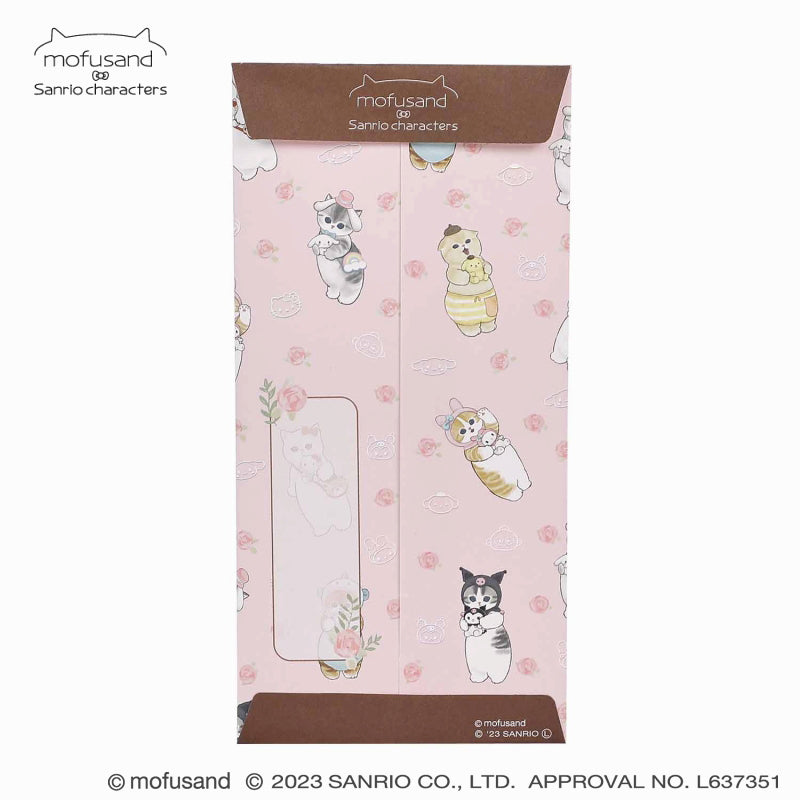 mofusand× Sanrio Characters Pochi bags that enter the bills without breaking (Chirashi)