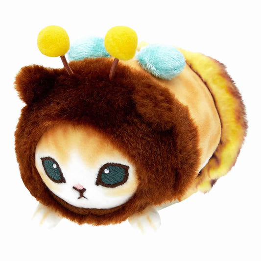 mofusand Tiny Round Meow Plush (Brown Bee Meow)
