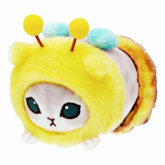 mofusand Tiny Round Meow Plush (Yellow Bee Meow)
