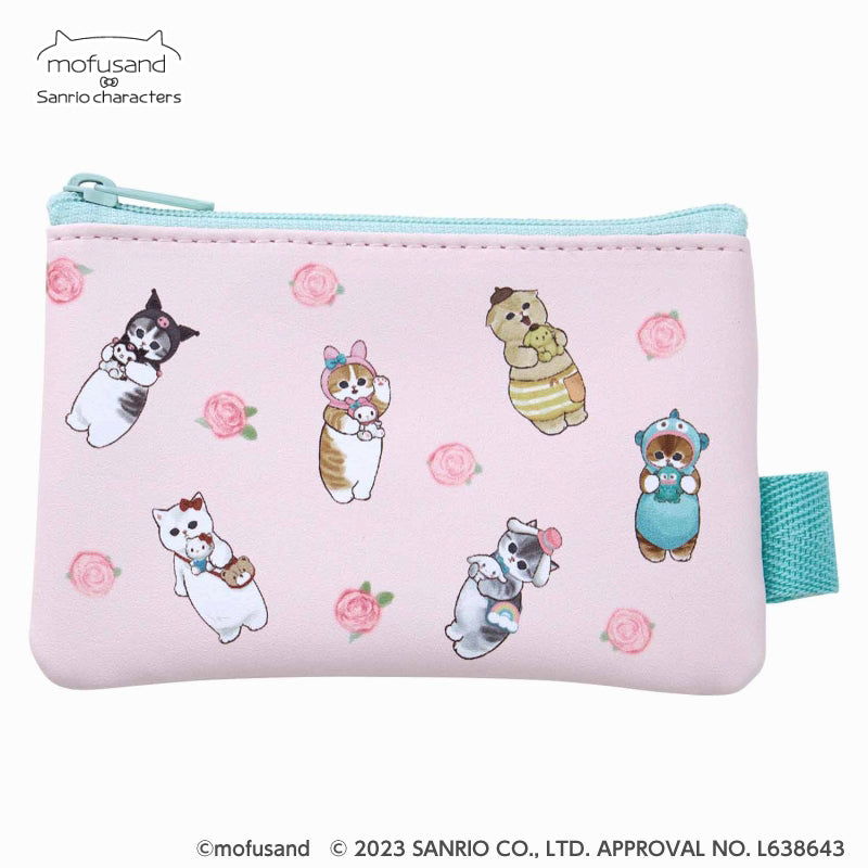 mofusand× Sanrio 캐릭터 2 조각 파우치 (소다)
