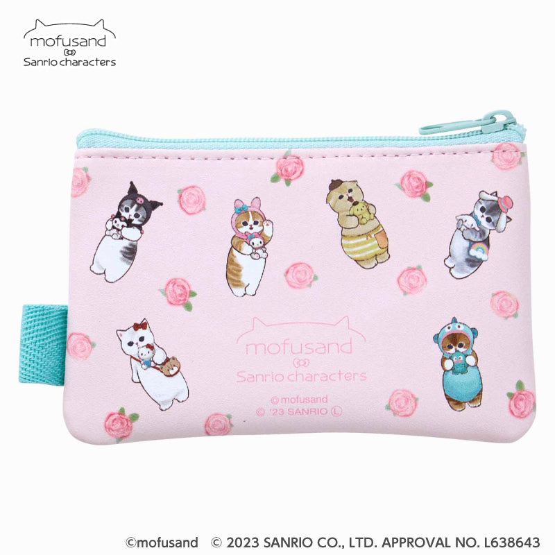 mofusand× Sanrio 캐릭터 2 조각 파우치 (소다)