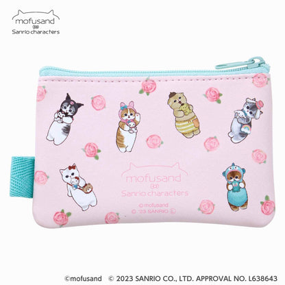 mofusand× Sanrio 캐릭터 2 조각 파우치 (소다)