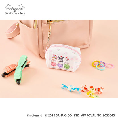 mofusand× Sanrio Characters Tawara type mini pouch