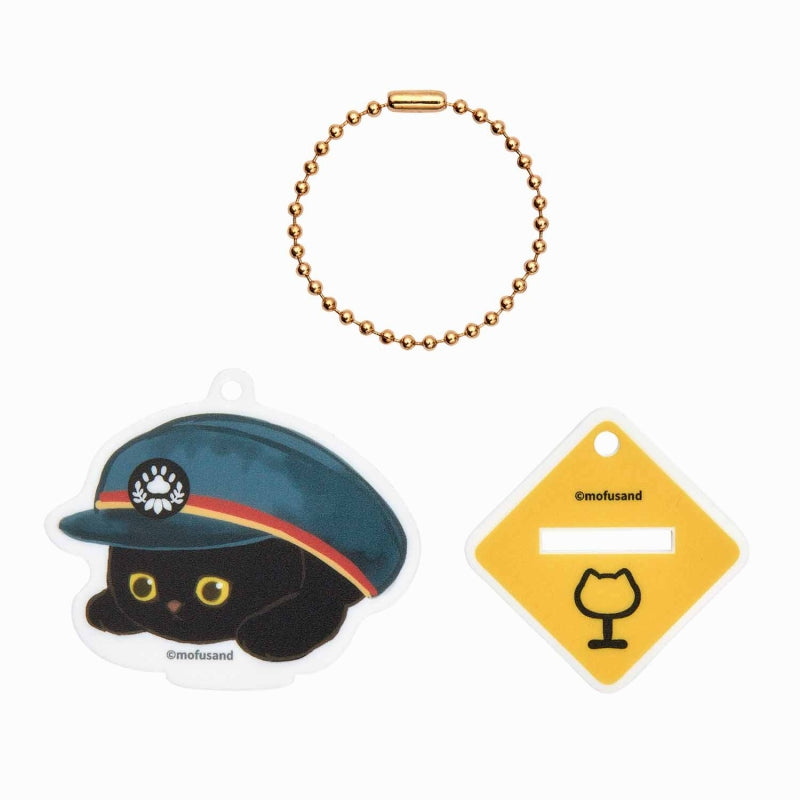 mofusand mofumofu丙烯酸也變成了一個站點鑰匙圈（黑貓）