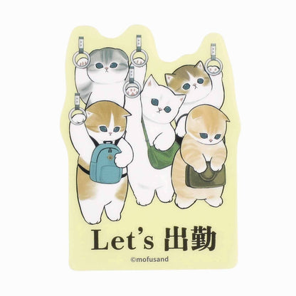 mofusand Mofumofu 스테이션 클리어 스티커 컬렉션 (총 11 가지 유형)