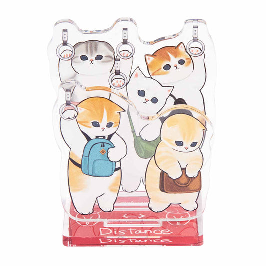 mofusand Mofumofu Station Lay Acrylic Stand (Crowded Train)