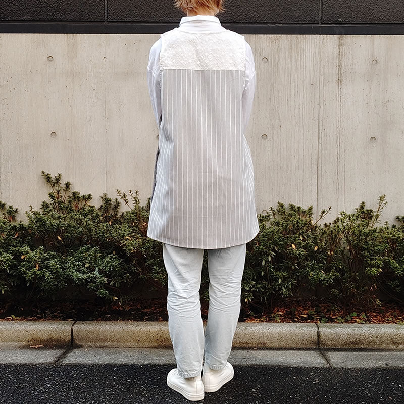 mofusand Apron (parfait Nyan gray)