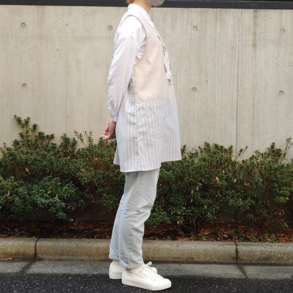 mofusand Apron (parfait Nyan gray)