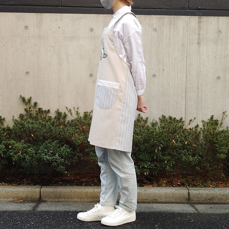 mofusand エプロン(ジンベエザメにゃん グレー) | mofusandもふもふ