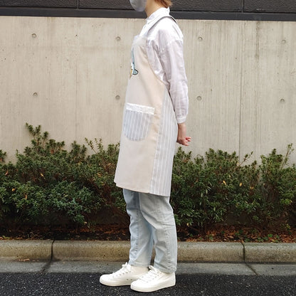 mofusand エプロン(ジンベエザメにゃん グレー)