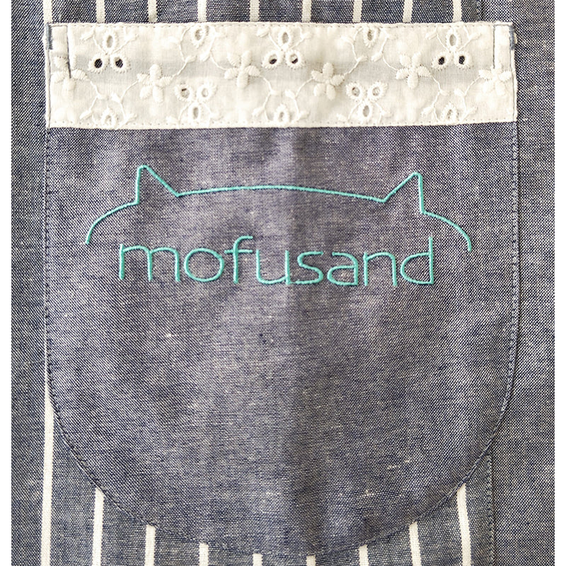 mofusand エプロン(ジンベエザメにゃん ネイビー) | mofusandもふもふ
